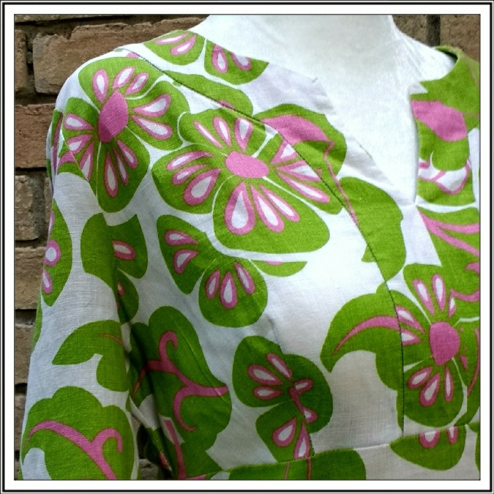 Boden Linen Floral Summer Dress